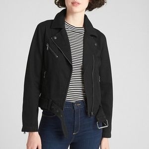 Belted GAP moto jacket